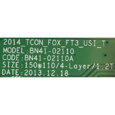 T-CON PARA TV SAMSUNG / NUMERO DE PARTE BN96-30154A / BN97-07973B / BN41-02110A / BN41-02110 / PANEL CY-GH040CSLV1H / MODELO UN40H6350AFXZA TS01 / UN40H6400AFXZA / UN40J6300AFXZA - Imagen 4